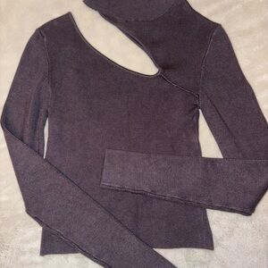 Forever 21 Asymmetrical Sweater - Brown